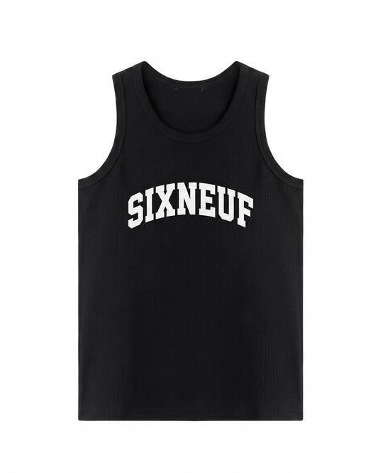 SIXNEUF TANK TOP - BLACK